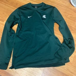 Green Nike Michigan State(MSU) long sleeve
